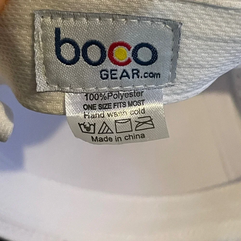 BOCO Gear Hat Men White Plush Technical Trucker Performance Running Snapback NWT